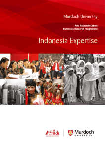 Indonesia Expertise - Murdoch University