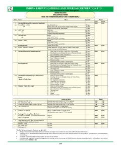 Indian Railways: Indian Railway Catering and Tourism Corporation