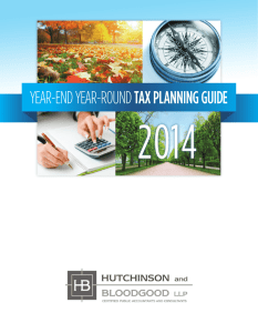 2014 Tax Planning Guide