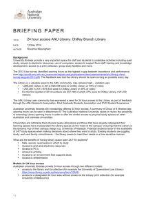 briefing paper - ANU Library - Australian National University