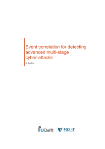 Event correlation for detecting