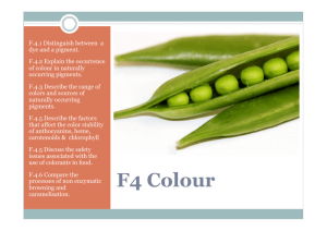F4 Colour - Chemical Paradigms