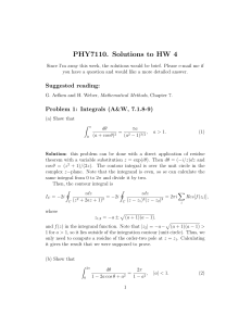 PHY7110. Solutions to HW 4
