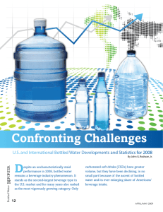 2008 Market Report Findings - International Bottled Water Association