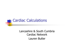 Cardiac Calculations - Cardiac & Stroke Networks