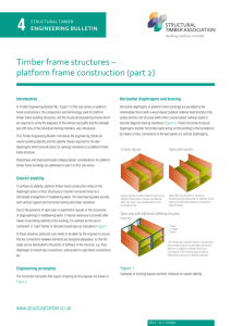 Timber frame structures – platform frame construction (part 2)