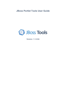 JBoss Portlet Tools User Guide