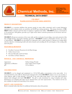 1000-P - Chemical Methods Inc