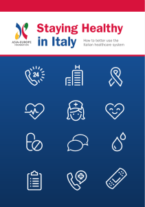 Staying Healthy in Italy - Asia