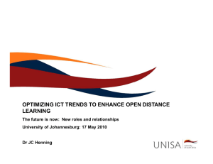 optimizing ict trends to enhance open distance learning