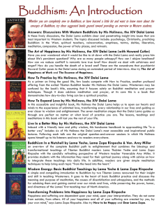 Buddhism an Introduction Book List.pub