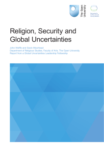 Religion, Security and Global Uncertainties