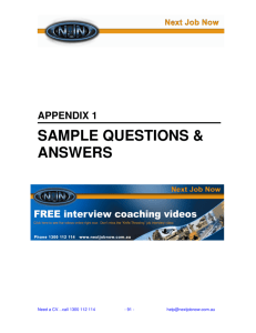 sample questions & answers