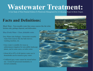 Wastewater Treatment: