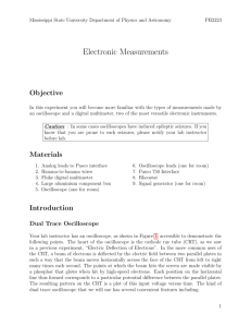 Electronic Measurements - Mississippi State Physics Labs