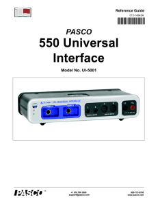 550 Universal Interface
