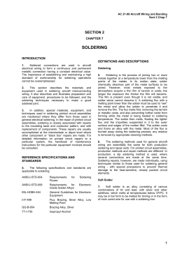 ARC Risk Assessment – Soldering