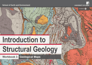 Intro to geological maps - School of Earth and Environment