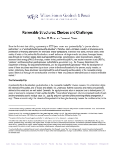 Renewable Structures: Choices and Challenges