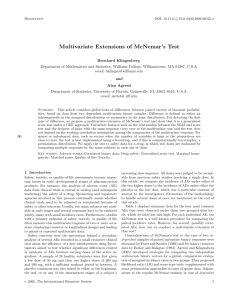 Multivariate Extensions of McNemar's Test