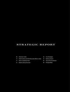 Burberry 2014/15 Strategic Report