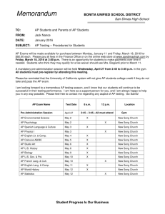 AP Testing Fees Instructions for Students and Parents 15