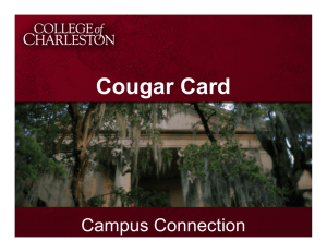 Cougar Card - Orientation