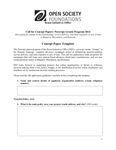 Concept Paper Template - Open Society Foundations