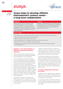 Avaya helps to develop Affinion International's contact center