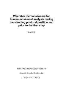 Wearable inertial sensors for human movement analysis