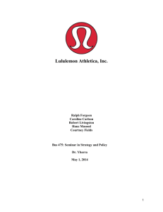 Lululemon Athletica Case Study