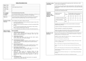 Subject Description Form - Department of Electrical Engineering