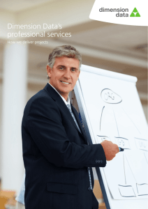 Dimension Data's professional services