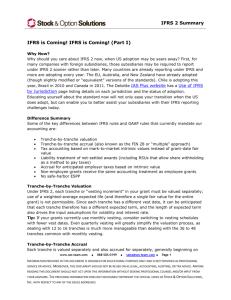Summary of IFRS 2 - Stock & Option Solutions