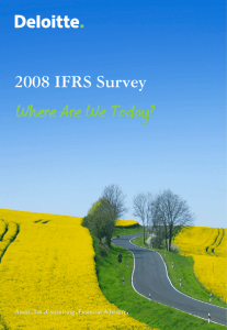 2008 IFRS Survey