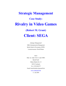 Rivalry in Video Games - FIB