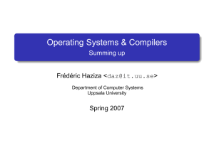 Operating Systems & Compilers
