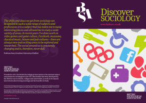 Discover - The British Sociological Association