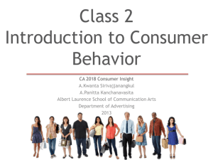 CA2018 C2 Intro to Consumer Insight