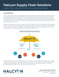 Halcyon Supply Chain Solutions