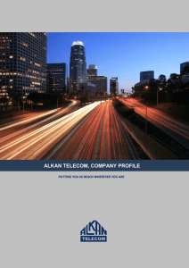 Alkan Telecom Company Profile