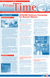 Fall 2008 AFSCME Retirees Campaign for Barack Obama