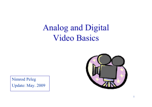 Introduction to Video