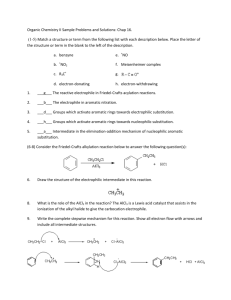 Organic Chemistry II Sample Problems and Solutions: Chap 16. (1