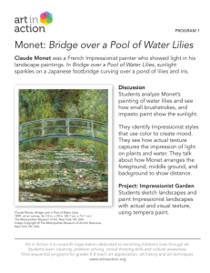 Monet: Bridge over a Pool of Water Lilies