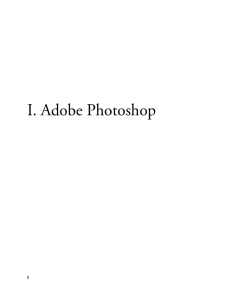 I. Adobe Photoshop