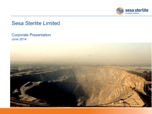 Sesa Sterlite - Corporate Presentation