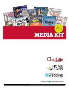media kit - Charlotte Magazine