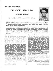the group areas act