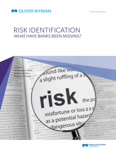 Risk Identification-What Have Banks Been Missing?